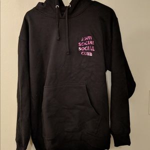 Anti social social club hoodie size M